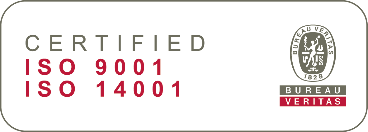 Grönmarkin ISO 9001:2015 ja ISO 14001:2015 sertifikaatit.